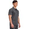 Cherokee Scrubs for Men Polo Nursing Scrub Top with Chest Pocket, Breathable Mesh, Ultra Soft 2-Way Stretch Fabric – WW615(Pewter)