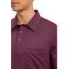Cherokee Scrubs for Men Polo Nursing Scrub Top with Chest Pocket, Breathable Mesh, Ultra Soft 2-Way Stretch Fabric – WW615(Wine)