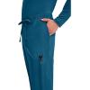 Cherokee Scrubs for Men Tapered Leg Cargo Scrub Pants with Zip Fly, 5 Pockets Elastic Waist 2-Way Stretch & Easy Care – WW190(Caribbean Blue)