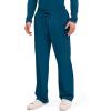 Cherokee Scrubs for Men Tapered Leg Cargo Scrub Pants with Zip Fly, 5 Pockets Elastic Waist 2-Way Stretch & Easy Care – WW190(Caribbean Blue)
