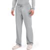 Cherokee Scrubs for Men Tapered Leg Cargo Scrub Pants with Zip Fly, 5 Pockets Elastic Waist 2-Way Stretch & Easy Care – WW190(Grey)