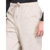Cherokee Scrubs for Men Tapered Leg Cargo Scrub Pants with Zip Fly, 5 Pockets Elastic Waist 2-Way Stretch & Easy Care – WW190(Khaki)