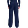 Cherokee Scrubs for Men Tapered Leg Cargo Scrub Pants with Zip Fly, 5 Pockets Elastic Waist 2-Way Stretch & Easy Care – WW190(Navy)