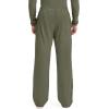 Cherokee Scrubs for Men Tapered Leg Cargo Scrub Pants with Zip Fly, 5 Pockets Elastic Waist 2-Way Stretch & Easy Care – WW190(Olive)