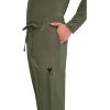 Cherokee Scrubs for Men Tapered Leg Cargo Scrub Pants with Zip Fly, 5 Pockets Elastic Waist 2-Way Stretch & Easy Care – WW190(Olive)
