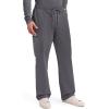 Cherokee Scrubs for Men Tapered Leg Cargo Scrub Pants with Zip Fly, 5 Pockets Elastic Waist 2-Way Stretch & Easy Care – WW190(Pewter)