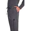 Cherokee Scrubs for Men Tapered Leg Cargo Scrub Pants with Zip Fly, 5 Pockets Elastic Waist 2-Way Stretch & Easy Care – WW190(Pewter)