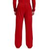 Cherokee Scrubs for Men Tapered Leg Cargo Scrub Pants with Zip Fly, 5 Pockets Elastic Waist 2-Way Stretch & Easy Care – WW190(Red)