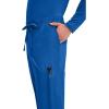 Cherokee Scrubs for Men Tapered Leg Cargo Scrub Pants with Zip Fly, 5 Pockets Elastic Waist 2-Way Stretch & Easy Care – WW190(Royal)