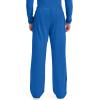 Cherokee Scrubs for Men Tapered Leg Cargo Scrub Pants with Zip Fly, 5 Pockets Elastic Waist 2-Way Stretch & Easy Care – WW190(Royal)