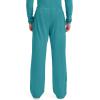 Cherokee Scrubs for Men Tapered Leg Cargo Scrub Pants with Zip Fly, 5 Pockets Elastic Waist 2-Way Stretch & Easy Care – WW190(Teal Blue)