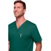 Cherokee Scrubs for Men Tuckable V-Neck Nursing Scrub Top with Chest Pocket, Side Vents & 2-Way Stretch Fabric – 4743(Hunter)