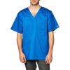 Cherokee Scrubs for Men Tuckable V-Neck Nursing Scrub Top with Chest Pocket, Side Vents & 2-Way Stretch Fabric – 4743(Royal)