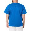 Cherokee Scrubs for Men Tuckable V-Neck Nursing Scrub Top with Chest Pocket, Side Vents & 2-Way Stretch Fabric – 4743(Royal)