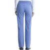 Cherokee Scrubs for Women Mid Rise Straight Leg Scrub Pants For Women Pull-on Bottoms with 6 Pockets & 360° Stretch – CK002(Ciel Blue)