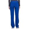 Cherokee Scrubs for Women Mid Rise Straight Leg Scrub Pants For Women Pull-on Bottoms with 6 Pockets & 360° Stretch – CK002(Galaxy Blue)