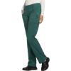 Cherokee Scrubs for Women Mid Rise Straight Leg Scrub Pants For Women Pull-on Bottoms with 6 Pockets & 360° Stretch – CK002(Hunter Green)