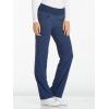Cherokee Scrubs for Women Mid Rise Straight Leg Scrub Pants For Women Pull-on Bottoms with 6 Pockets & 360° Stretch – CK002(Navy)