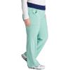 Cherokee Scrubs for Women Mid Rise Straight Leg Scrub Pants For Women Pull-on Bottoms with 6 Pockets & 360° Stretch – CK002(Soft Sea)