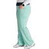 Cherokee Scrubs for Women Mid Rise Straight Leg Scrub Pants For Women Pull-on Bottoms with 6 Pockets & 360° Stretch – CK002(Soft Sea)
