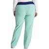 Cherokee Scrubs for Women Mid Rise Straight Leg Scrub Pants For Women Pull-on Bottoms with 6 Pockets & 360° Stretch – CK002(Soft Sea)