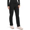 Cherokee Scrubs for Women Mid Rise Tapered Leg Drawstring Pant with 5 Pockets, Cargo Bottom with 2 Way Stretch Fabric- WW105(Black)