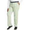 Cherokee Scrubs for Women Mid Rise Tapered Leg Drawstring Pant with 5 Pockets, Cargo Bottom with 2 Way Stretch Fabric- WW105(Cucumber)