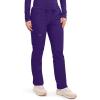 Cherokee Scrubs for Women Mid Rise Tapered Leg Drawstring Pant with 5 Pockets, Cargo Bottom with 2 Way Stretch Fabric- WW105(Grape)
