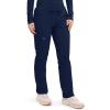Cherokee Scrubs for Women Mid Rise Tapered Leg Drawstring Pant with 5 Pockets, Cargo Bottom with 2 Way Stretch Fabric- WW105(Navy)