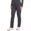 Cherokee Scrubs for Women Mid Rise Tapered Leg Drawstring Pant with 5 Pockets, Cargo Bottom with 2 Way Stretch Fabric- WW105(Pewter)