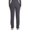 Cherokee Scrubs for Women Mid Rise Tapered Leg Drawstring Pant with 5 Pockets, Cargo Bottom with 2 Way Stretch Fabric- WW105(Pewter)