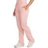 Cherokee Scrubs for Women Mid Rise Tapered Leg Drawstring Pant with 5 Pockets, Cargo Bottom with 2 Way Stretch Fabric- WW105(Pink Essence)