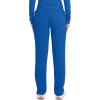 Cherokee Scrubs for Women Mid Rise Tapered Leg Drawstring Pant with 5 Pockets, Cargo Bottom with 2 Way Stretch Fabric- WW105(Royal)