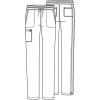 Cherokee Scrubs for Women Mid Rise Tapered Leg Drawstring Pant with 5 Pockets, Cargo Bottom with 2 Way Stretch Fabric- WW105(Sweet Berry)