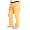 Cherokee Scrubs for Women Mid Rise Tapered Leg Drawstring Pant with 5 Pockets, Cargo Bottom with 2 Way Stretch Fabric- WW105(Sweet Cantaloupe)