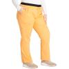 Cherokee Scrubs for Women Mid Rise Tapered Leg Drawstring Pant with 5 Pockets, Cargo Bottom with 2 Way Stretch Fabric- WW105(Sweet Cantaloupe)