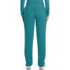 Cherokee Scrubs for Women Mid Rise Tapered Leg Drawstring Pant with 5 Pockets, Cargo Bottom with 2 Way Stretch Fabric- WW105(Teal Blue)