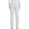 Cherokee Scrubs for Women Mid Rise Tapered Leg Drawstring Pant with 5 Pockets, Cargo Bottom with 2 Way Stretch Fabric- WW105(White)
