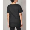 Cherokee Scrubs for Women Mock Wrap Nursing Scrub Top with 3 Pockets, Side Vents, Ultra Soft 2-Way Stretch Fabric – 4728(Black)