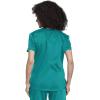 Cherokee Scrubs for Women Tuckable V-Neck O.R. Scrub Top with Chest Pocket,Soft Stretch,Easy Care Medical Uniform – WW657(Teal Blue)
