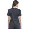 Cherokee Scrubs for Women V-Neck Scrub Top with 2 Pockets, Ultra Soft Stretch, Durable Easy Care Medical Uniform – WW612(Pewter)