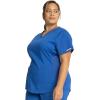 Cherokee Scrubs for Women V-Neck Scrub Top with 2 Pockets,Mesh Panels, Soft Stretch Durable Easy Care Nursing Uniform – WW601(Royal)