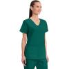 Cherokee Scrubs for Women V-Neck Scrub Top with 3 Pockets, Stretchy, Durable, Breathable Easy Care Medical Uniform – 4727(Hunter)