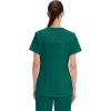 Cherokee Scrubs for Women V-Neck Scrub Top with 3 Pockets, Stretchy, Durable, Breathable Easy Care Medical Uniform – 4727(Hunter)