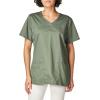 Cherokee Scrubs for Women V-Neck Scrub Top with 3 Pockets, Stretchy, Durable, Breathable Easy Care Medical Uniform – 4727(Olive)