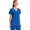 Cherokee Scrubs for Women V-Neck Scrub Top with 3 Pockets, Stretchy, Durable, Breathable Easy Care Medical Uniform – 4727(Royal)