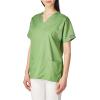 Cherokee Scrubs for Women V-Neck Top, 3 Pockets, Fade Resistant, Soft Stretch Fabric with Shirttail Hem & Side vents – WW665(Aloe)