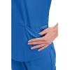 Cherokee Scrubs for Women V-Neck Top, 3 Pockets, Fade Resistant, Soft Stretch Fabric with Shirttail Hem & Side vents – WW665(Royal)