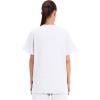 Cherokee Scrubs for Women and Men Unisex V-Neck Nursing Scrub Top with 3 Pockets, Side Vents & Easy Care Fabric – 4876(White)