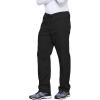 Cherokee Unisex Scrub Pants for Men & Women Drawstring Cargo Medical Uniform Straight Leg Nursing Scrub Bottoms – 4100(Black)